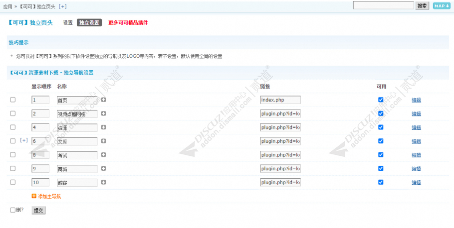 discuz可可独立页头截图3